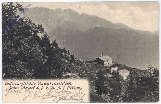 Ebbs bei Kufstein, Unterkunftshütte Vorderkaiserfelden