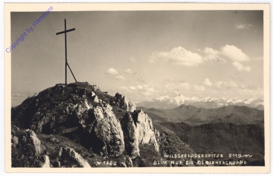 Fieberbrunn, Wildseeloderspitze, Blick auf die Glocknergruppe