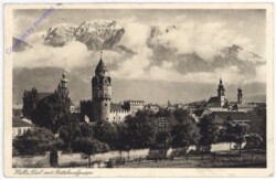 Hall, mit Bettelwurfgruppe