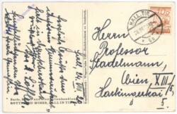 Hall, mit Bettelwurfgruppe