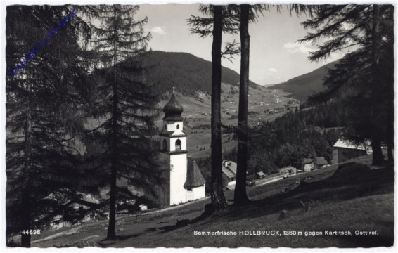 Hollbruck, gegen Kartitsch
