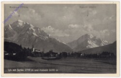 Igls, mit Serles und Habicht