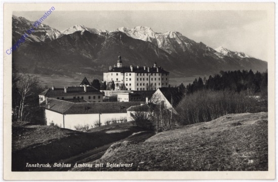 Innsbruck, Schloss Ambras mit Bettelwurf