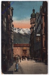 Innsbruck, Herzog-Friedrich-Straße, Goldenes Dachl und Stadtturm