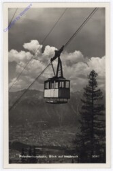 Innsbruck, Patscherkofel-Bahn, Blick auf Innsbruck
