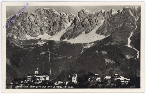 Innsbruck, Hungerburg mit Nordkettenbahn