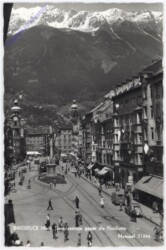 Innsbruck, Maria Theresienstrasse gegen die Nordkette