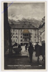 Innsbruck, Goldenes Dachl mit Nordkette