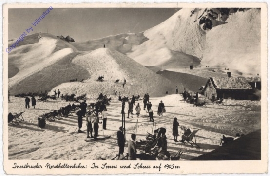Innsbruck, Nordkettenbahn, In Sonne und Schnee