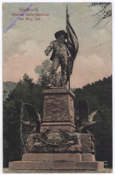 Innsbruck, Andreas Hofer-Denkmal am Berg Isel