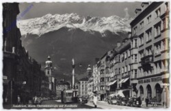Innsbruck, Maria Theresienstrasse mit Nordkette
