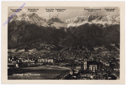 Innsbruck, mit Nordkette