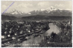 Innsbruck, gegen Süden mit Serles und Nockspitze