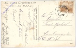 ak190971a Kitzbühel, Gipfel d Pletzerplatte