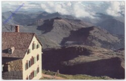 Kitzbühel, Kitzbüheler Horn, Gipfelhaus gegen Großglockner