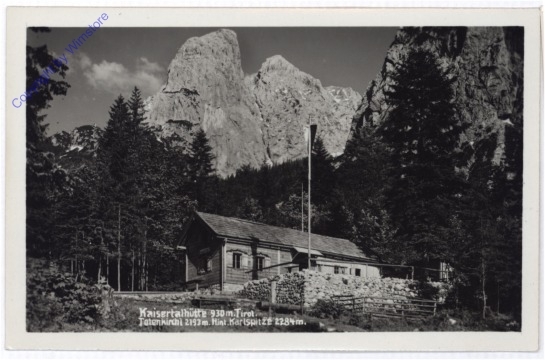 Kufstein, Kaisertalhütte
