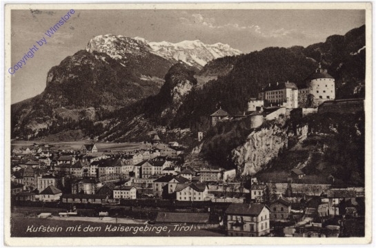 Kufstein, mit dem Kaisergebirge