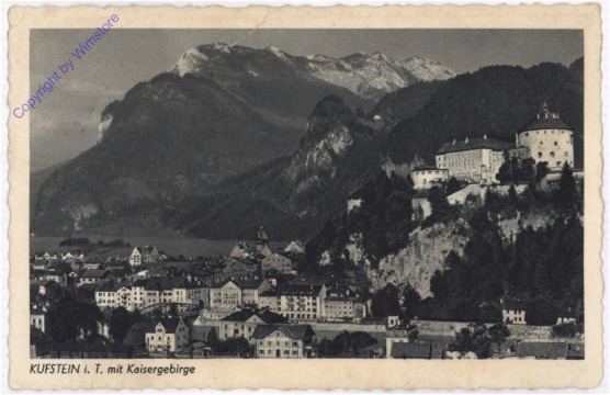 Kufstein, mit Kaisergebirge