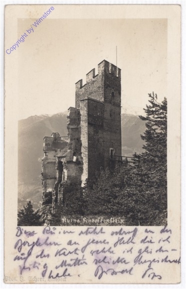 Landeck, Ruine Schroffenfels