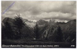 Lienz, Lienzer Dolomiten, Vom Simonskopf bis Böses Weibele