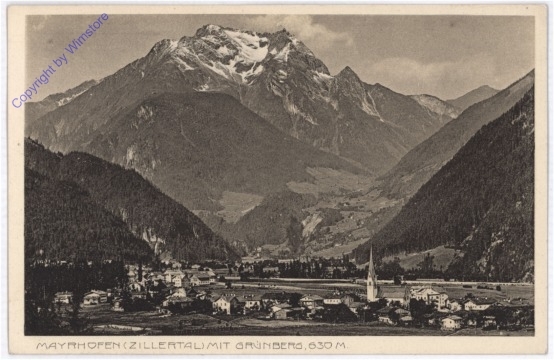 Mayrhofen, mit Grünberg