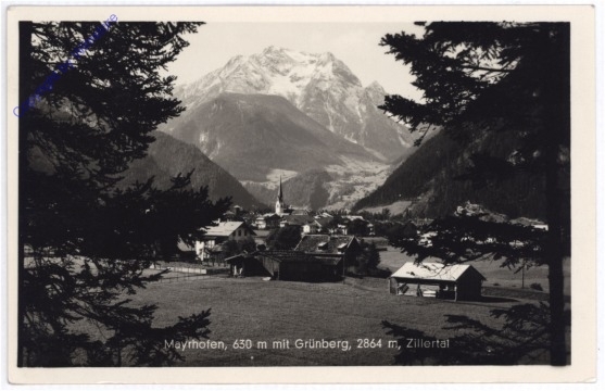 Mayrhofen, mit Grünberg