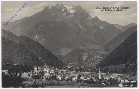 Mayrhofen, mit Grünberg