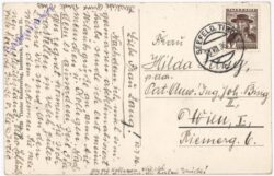 ak191219a Seefeld, gegen das Karwendel