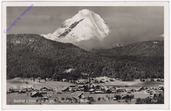 ak191222 Seefeld, gegen Hohe Munde