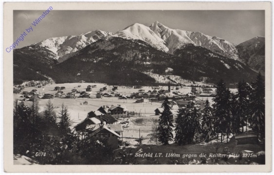 ak191223 Seefeld, gegen die Reitherspitze