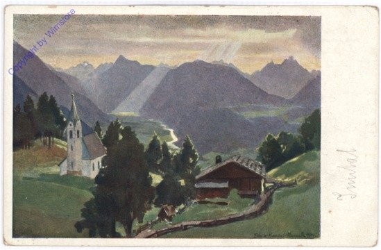 ak191232 Seefeld, Inntalblick von Mösern