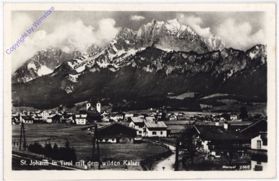 St. Johann, mit dem Wilden Kaiser
