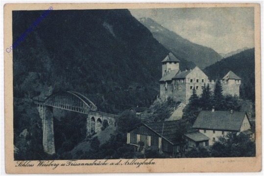 Tobadill, Trisannabrücke, Schloss Wiesberg