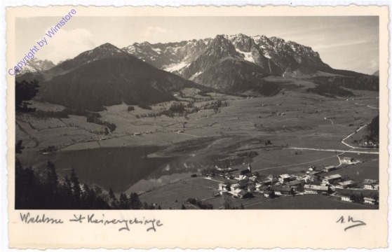 Walchsee, mit Kaisergebirge