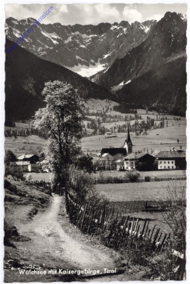 Walchsee, mit Kaisergebirge