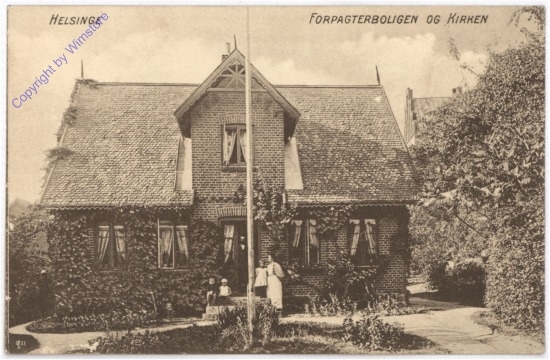 Helsinge, Forpagterboligen og Kirken