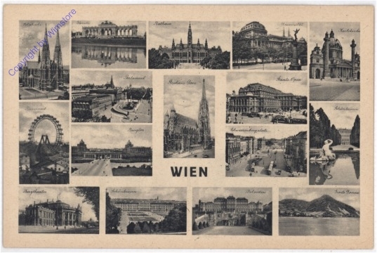 ak191533 Wien, Multiansicht