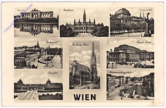 ak191548 Wien, Multiansicht