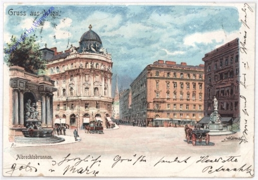 ak191581 Wien 1, Albrechtsbrunnen