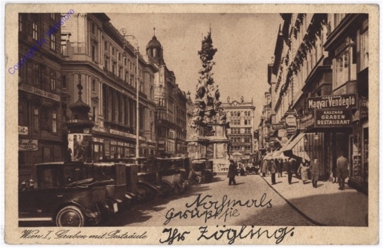 Wien 1, Graben und Pestsäule