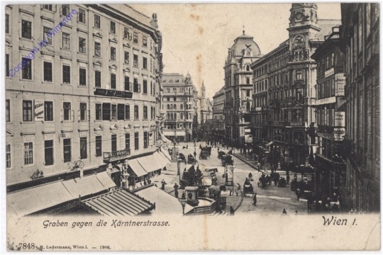 Wien 1, Graben gegen die Kärntnerstraße