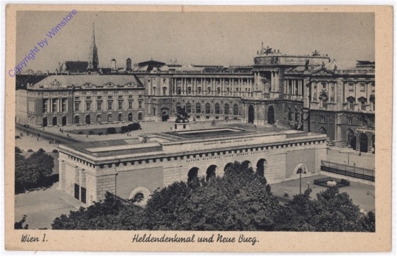 Wien 1, Neue Burg und Heldendenkmal