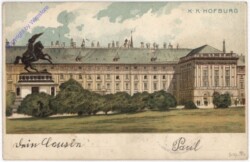 ak191662 Wien 1, K.k. Hofburg