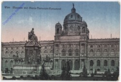Wien 1, Museum mit Maria Theresia-Denkmal