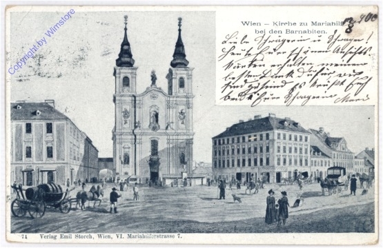 Wien 1, Kirche zu Mariahilf bei den Barnabiten