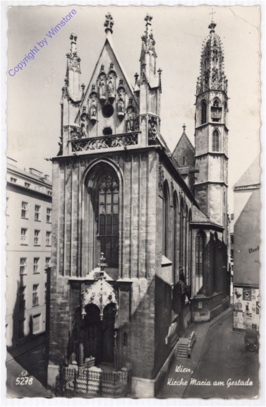 Wien 1, Kirche Maria am Gestade