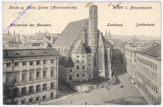 Wien 1, Kirche zu Maria Schnee (Minoritenkirche)