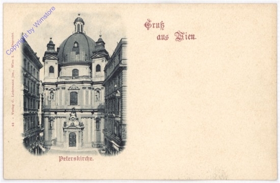 ak191728 Wien 1, Peterskirche