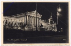 ak191762 Wien 1, Parlament, Beleuchtung
