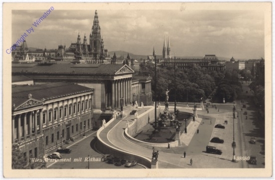 Wien 1, Parlament mit Rathaus